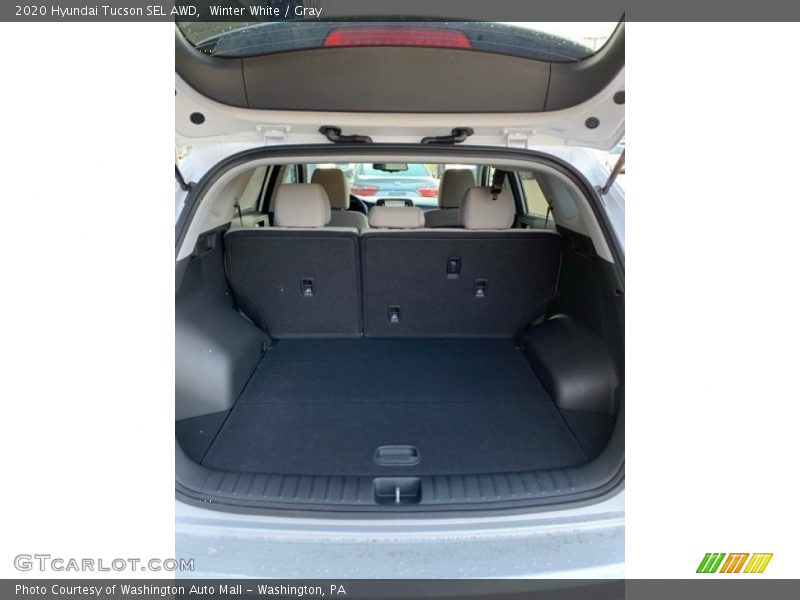 Winter White / Gray 2020 Hyundai Tucson SEL AWD