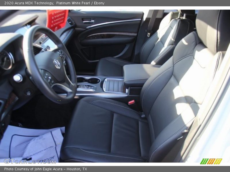 Platinum White Pearl / Ebony 2020 Acura MDX Technology