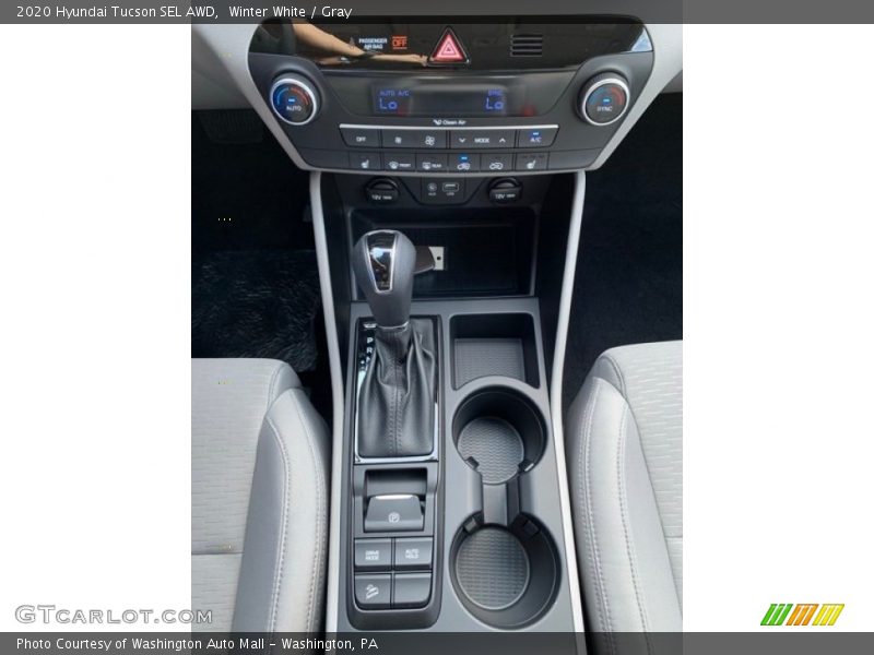Winter White / Gray 2020 Hyundai Tucson SEL AWD