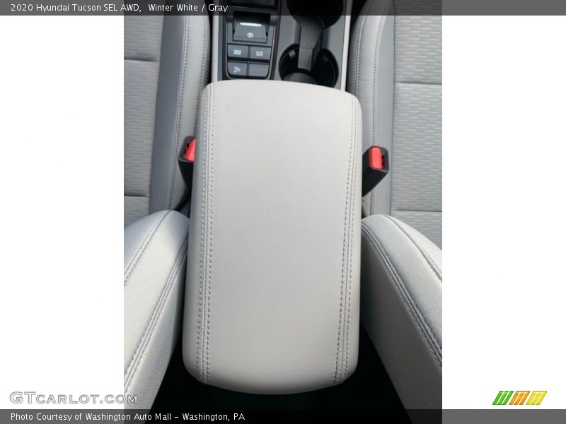 Winter White / Gray 2020 Hyundai Tucson SEL AWD
