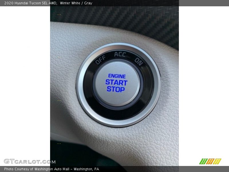 Winter White / Gray 2020 Hyundai Tucson SEL AWD