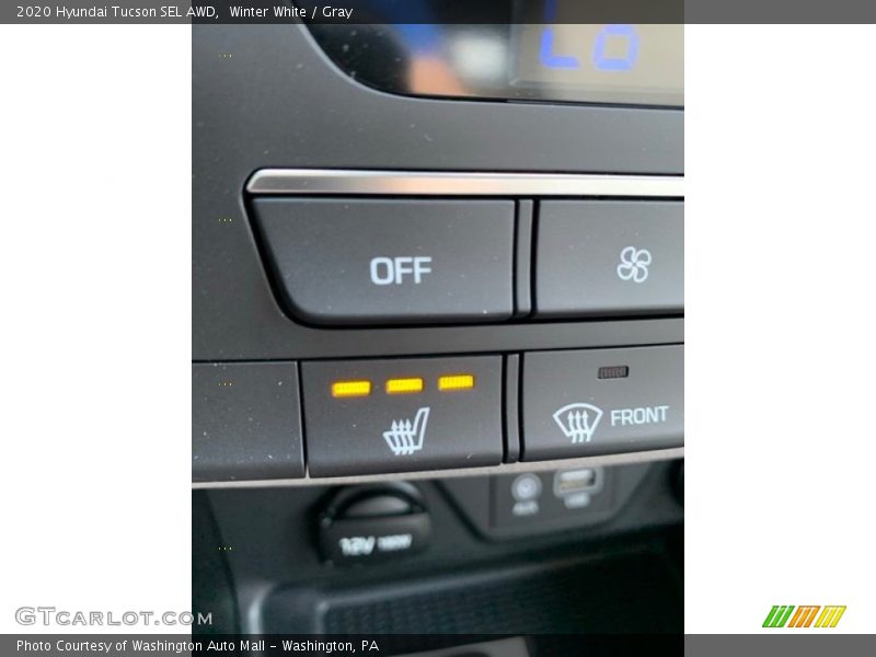 Winter White / Gray 2020 Hyundai Tucson SEL AWD