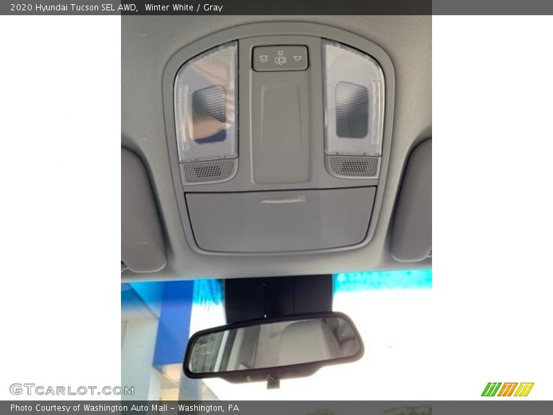 Winter White / Gray 2020 Hyundai Tucson SEL AWD