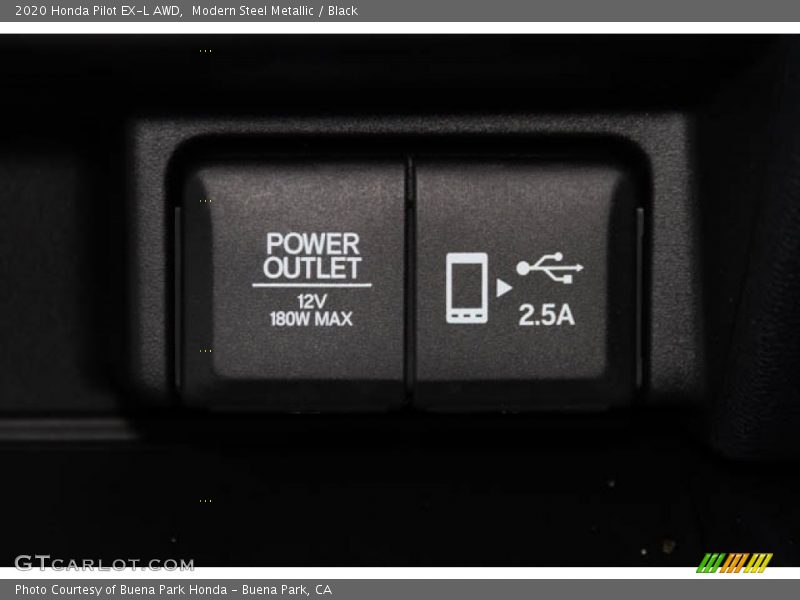 Modern Steel Metallic / Black 2020 Honda Pilot EX-L AWD