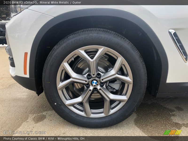 Mineral White Metallic / Oyster 2020 BMW X3 xDrive30i