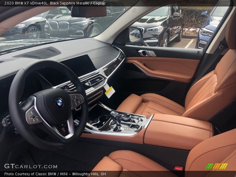 Black Sapphire Metallic / Cognac 2020 BMW X7 xDrive40i