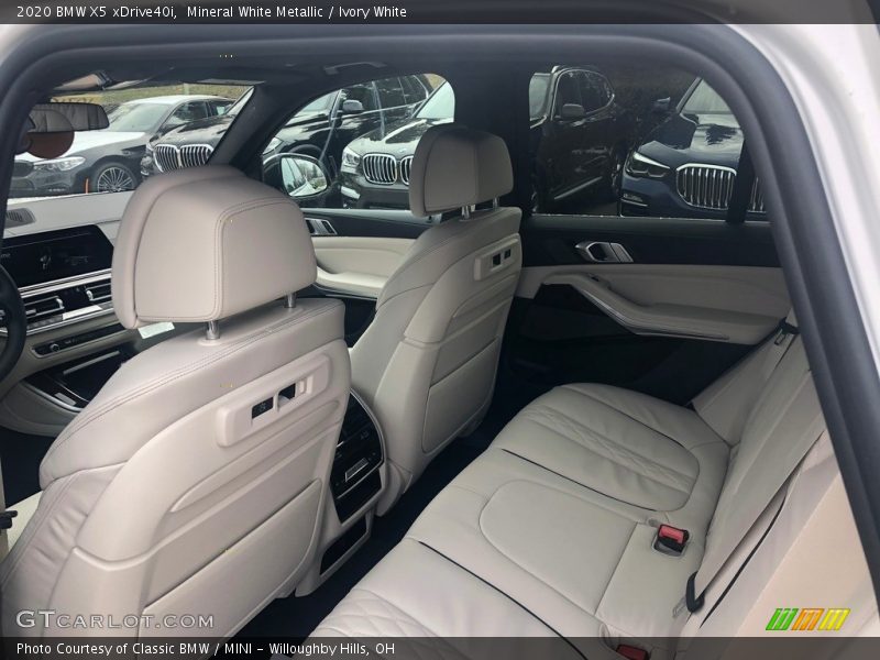 Mineral White Metallic / Ivory White 2020 BMW X5 xDrive40i