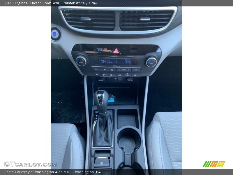 Winter White / Gray 2020 Hyundai Tucson Sport AWD