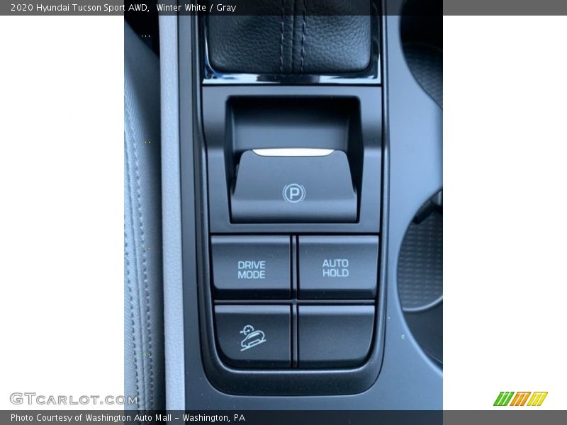 Winter White / Gray 2020 Hyundai Tucson Sport AWD
