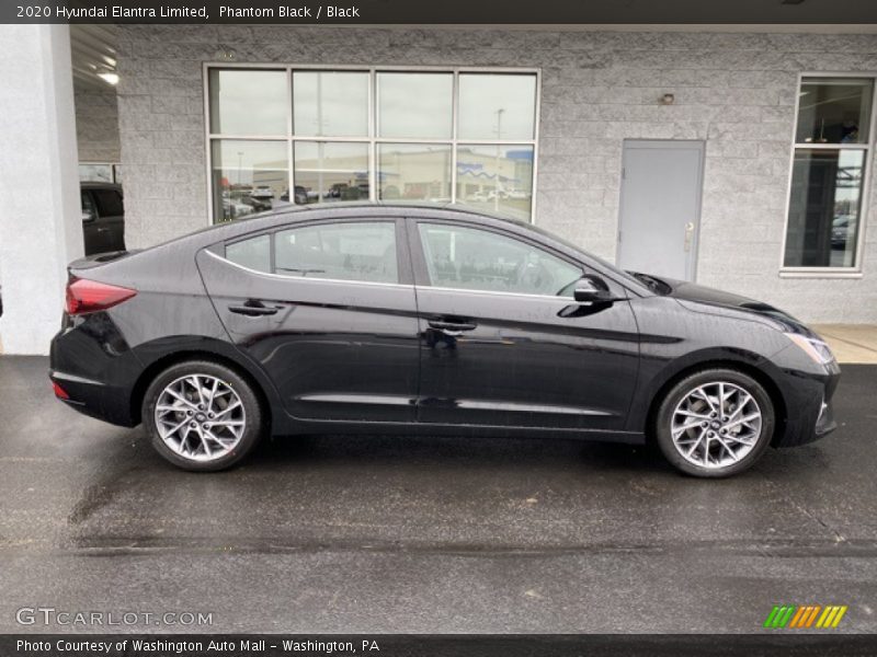 Phantom Black / Black 2020 Hyundai Elantra Limited