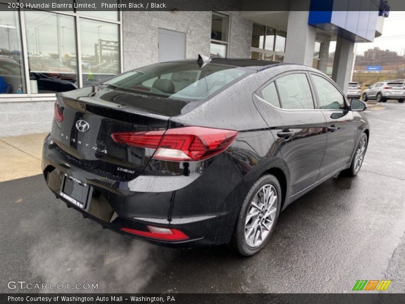 Phantom Black / Black 2020 Hyundai Elantra Limited