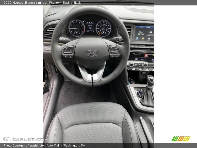 Phantom Black / Black 2020 Hyundai Elantra Limited