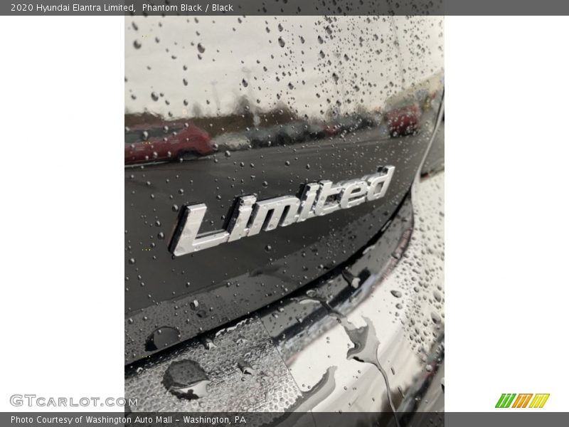 Phantom Black / Black 2020 Hyundai Elantra Limited