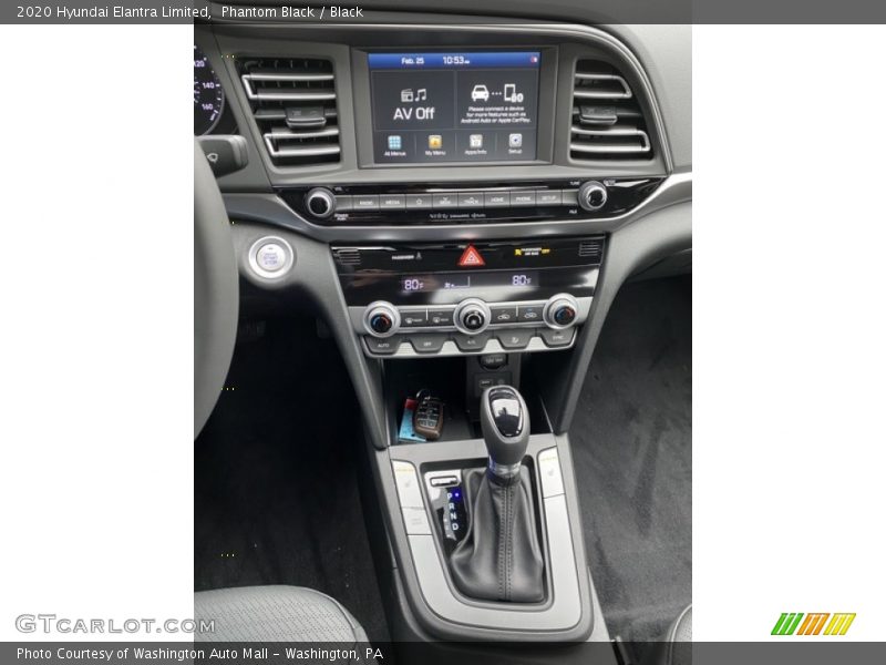 Phantom Black / Black 2020 Hyundai Elantra Limited