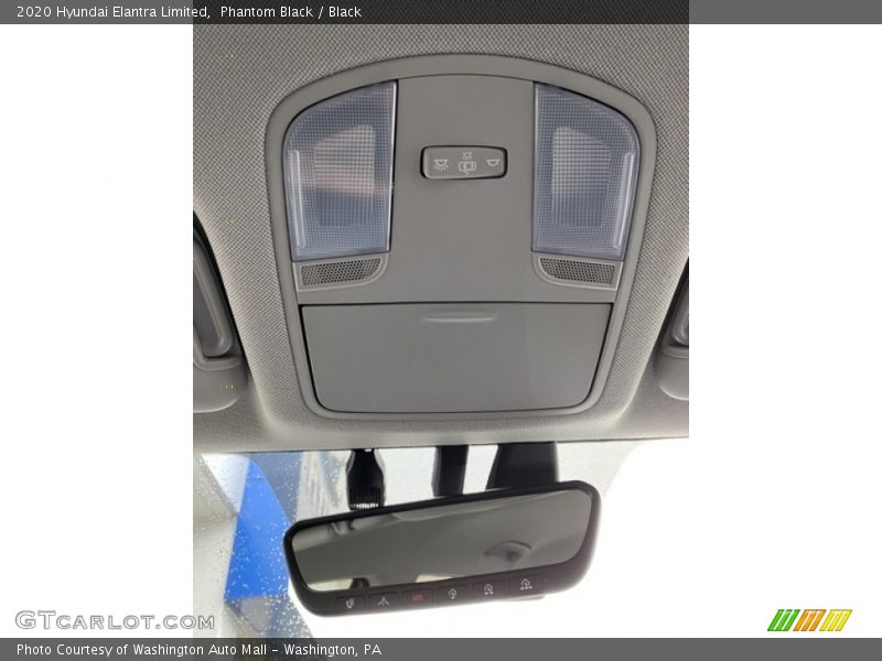 Phantom Black / Black 2020 Hyundai Elantra Limited