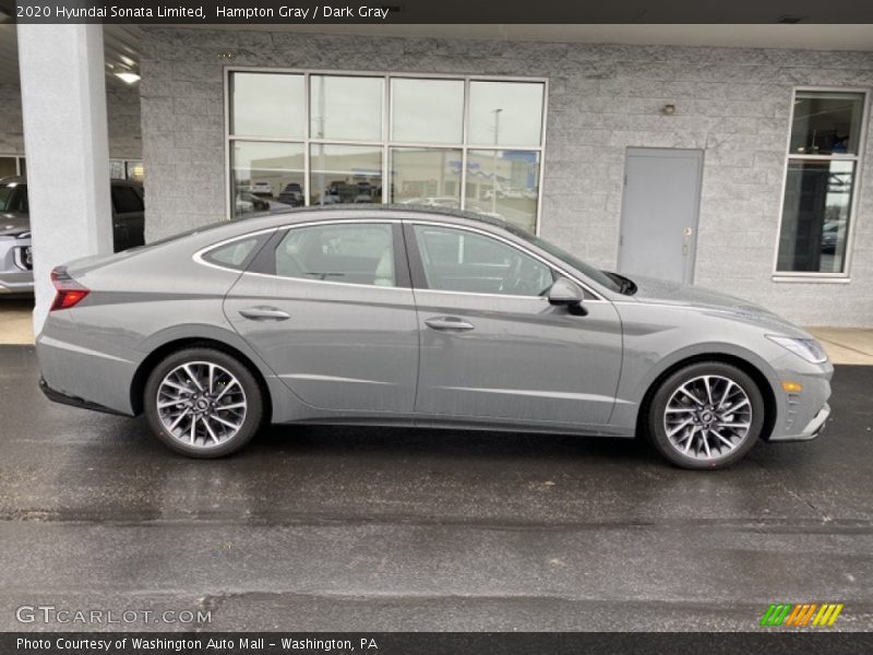 Hampton Gray / Dark Gray 2020 Hyundai Sonata Limited