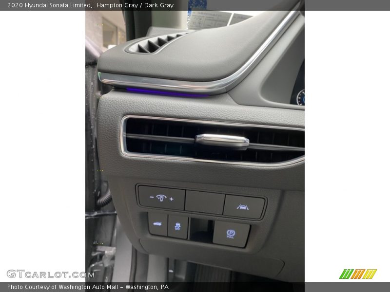 Hampton Gray / Dark Gray 2020 Hyundai Sonata Limited