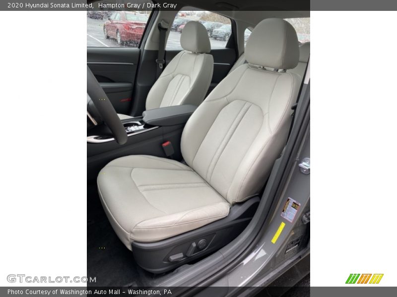 Hampton Gray / Dark Gray 2020 Hyundai Sonata Limited