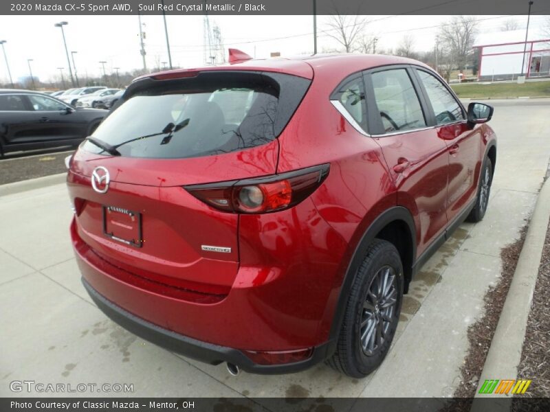 Soul Red Crystal Metallic / Black 2020 Mazda CX-5 Sport AWD