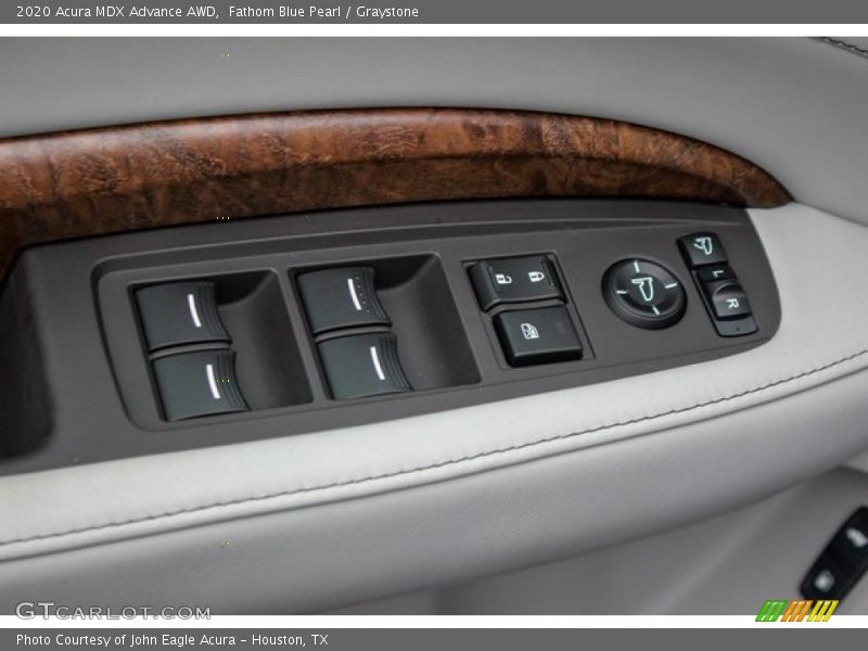 Fathom Blue Pearl / Graystone 2020 Acura MDX Advance AWD