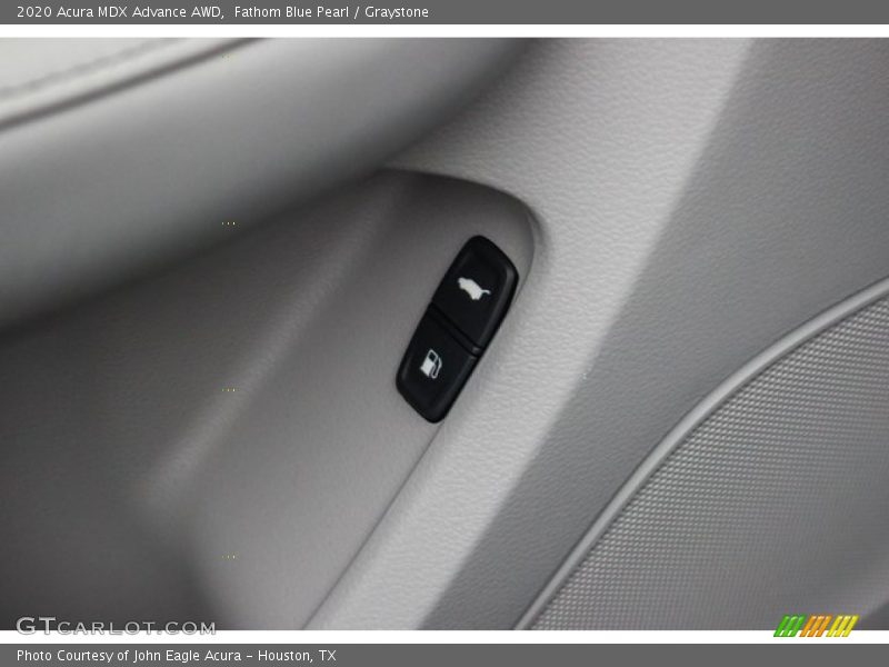 Fathom Blue Pearl / Graystone 2020 Acura MDX Advance AWD