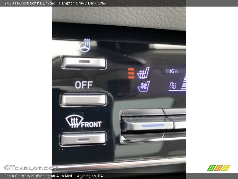 Hampton Gray / Dark Gray 2020 Hyundai Sonata Limited