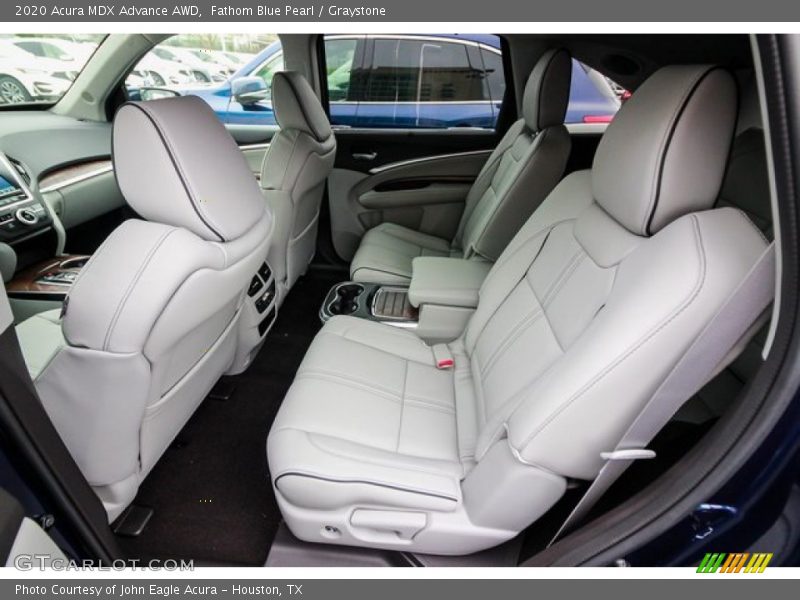 Fathom Blue Pearl / Graystone 2020 Acura MDX Advance AWD
