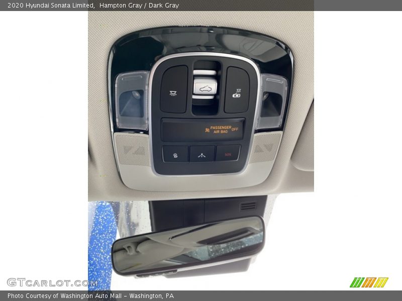 Hampton Gray / Dark Gray 2020 Hyundai Sonata Limited