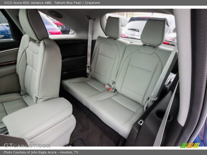 Fathom Blue Pearl / Graystone 2020 Acura MDX Advance AWD