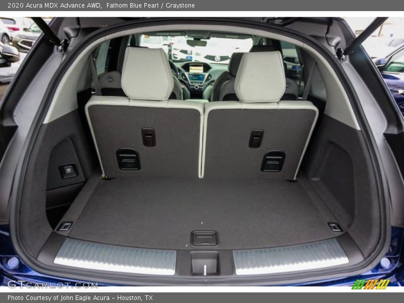 Fathom Blue Pearl / Graystone 2020 Acura MDX Advance AWD
