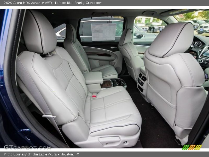 Fathom Blue Pearl / Graystone 2020 Acura MDX Advance AWD
