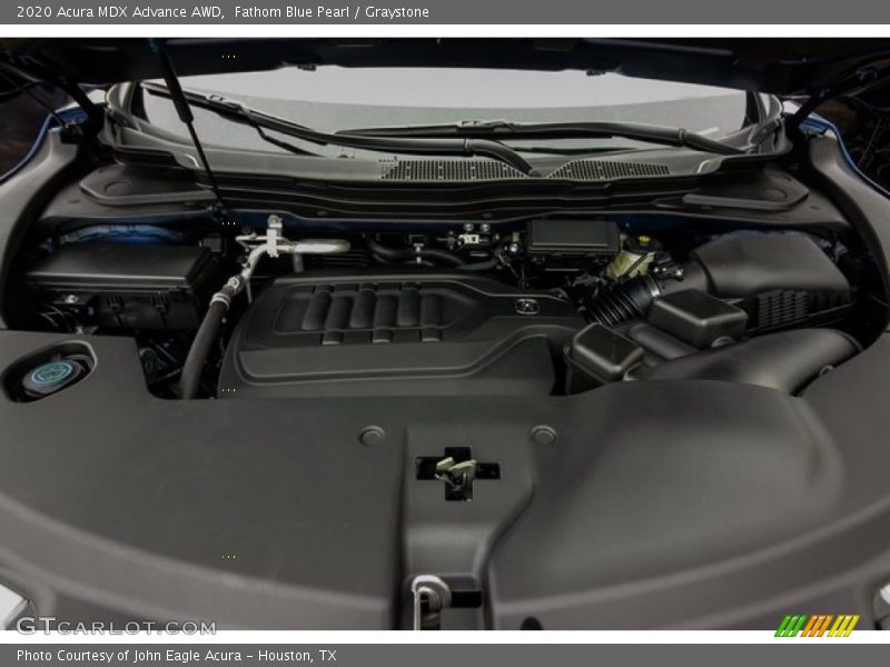 Fathom Blue Pearl / Graystone 2020 Acura MDX Advance AWD