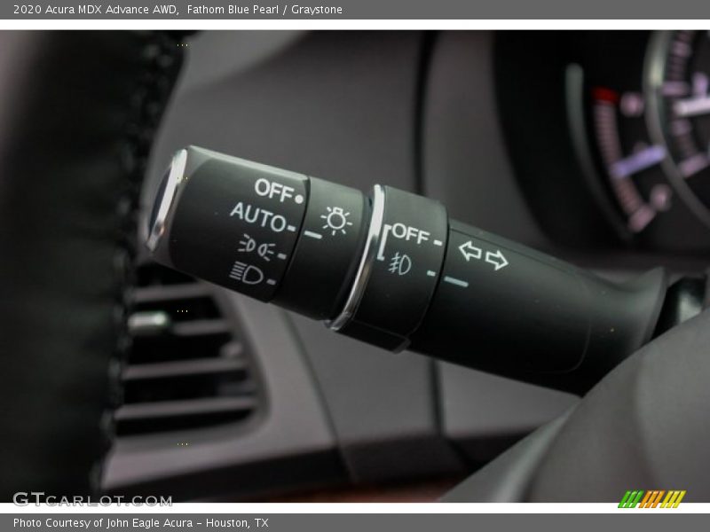 Fathom Blue Pearl / Graystone 2020 Acura MDX Advance AWD