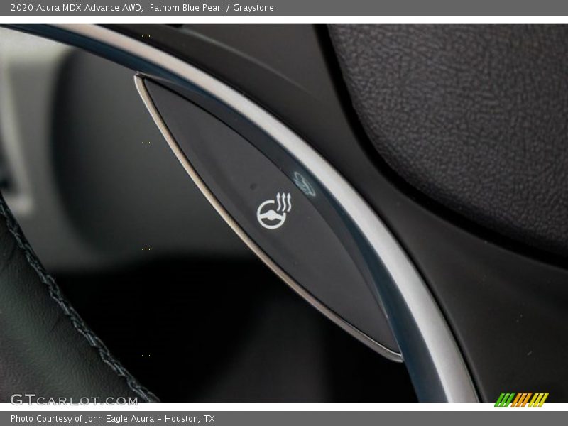 Fathom Blue Pearl / Graystone 2020 Acura MDX Advance AWD