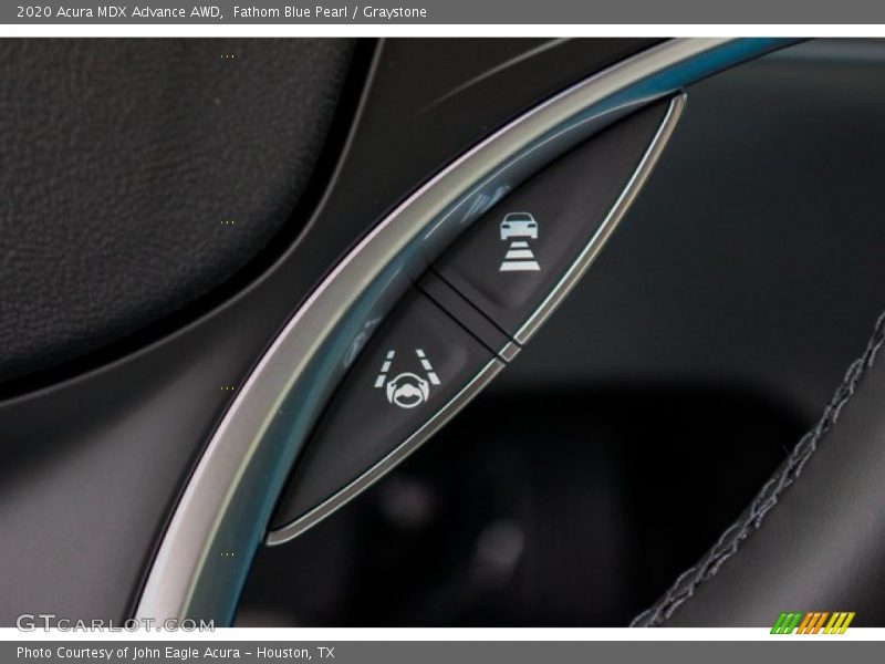 Fathom Blue Pearl / Graystone 2020 Acura MDX Advance AWD