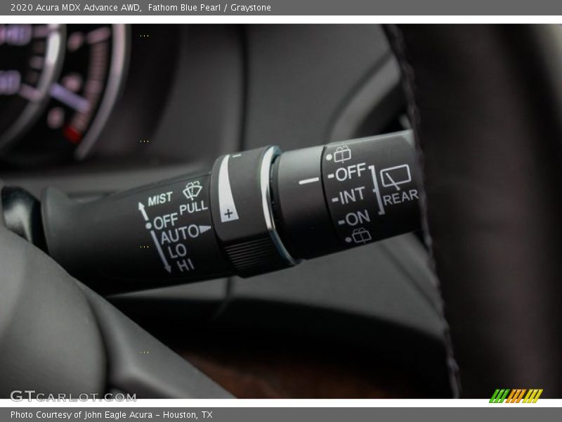 Fathom Blue Pearl / Graystone 2020 Acura MDX Advance AWD