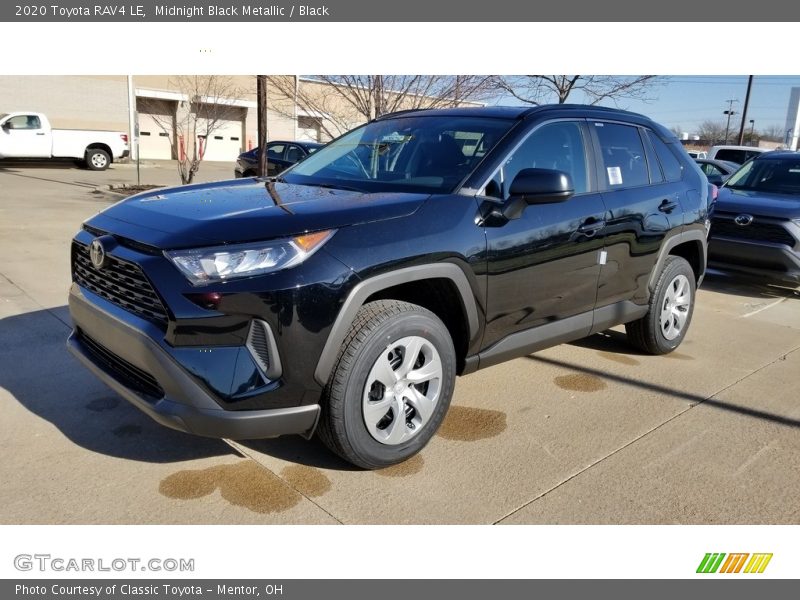 Midnight Black Metallic / Black 2020 Toyota RAV4 LE