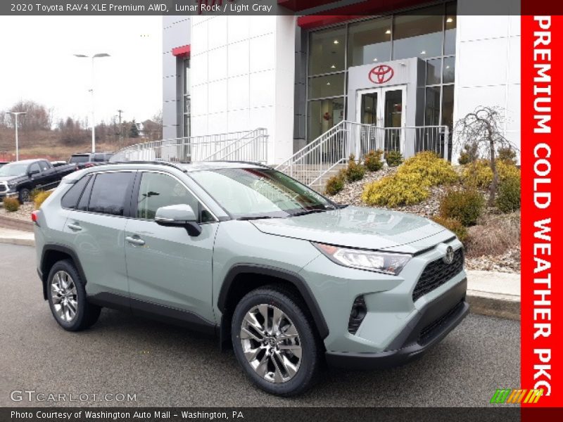 Lunar Rock / Light Gray 2020 Toyota RAV4 XLE Premium AWD
