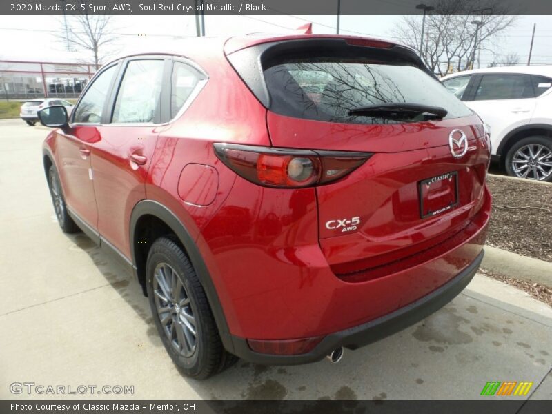 Soul Red Crystal Metallic / Black 2020 Mazda CX-5 Sport AWD