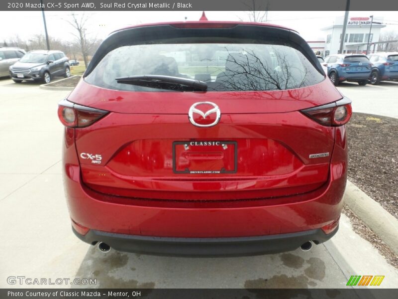 Soul Red Crystal Metallic / Black 2020 Mazda CX-5 Sport AWD
