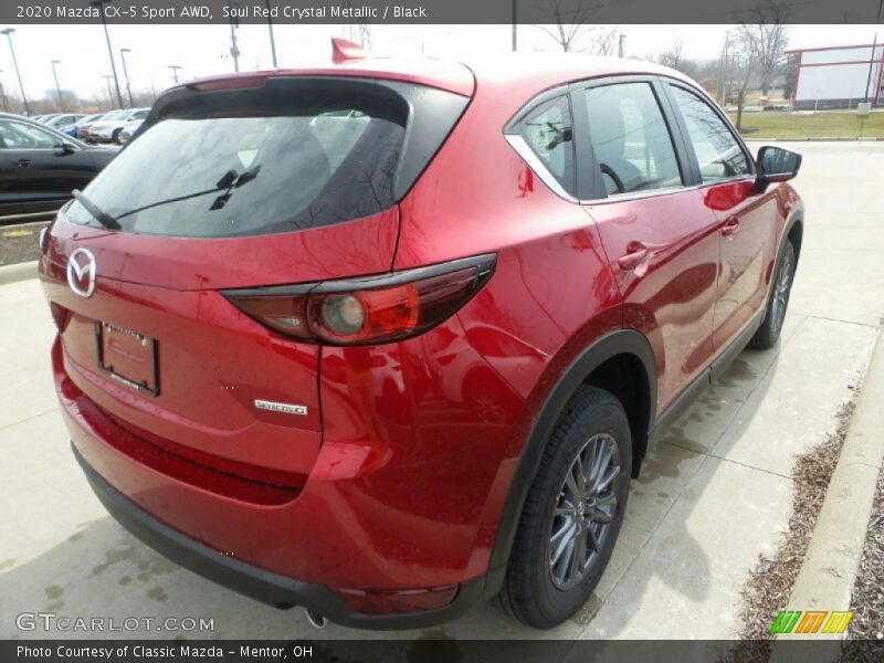 Soul Red Crystal Metallic / Black 2020 Mazda CX-5 Sport AWD