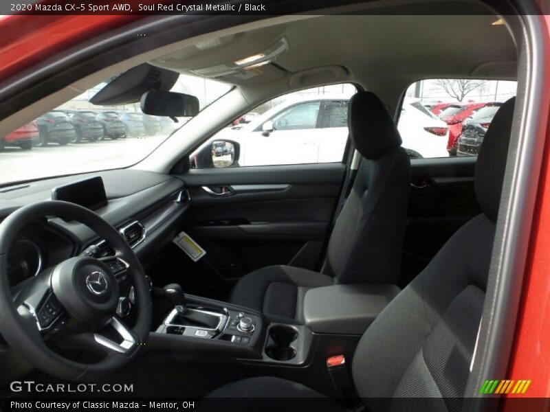 Soul Red Crystal Metallic / Black 2020 Mazda CX-5 Sport AWD