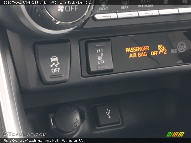 Lunar Rock / Light Gray 2020 Toyota RAV4 XLE Premium AWD