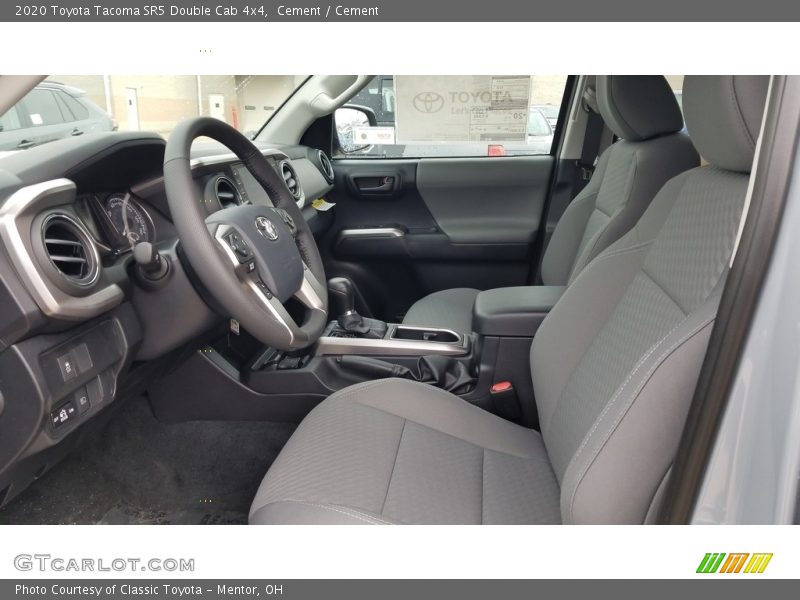  2020 Tacoma SR5 Double Cab 4x4 Cement Interior