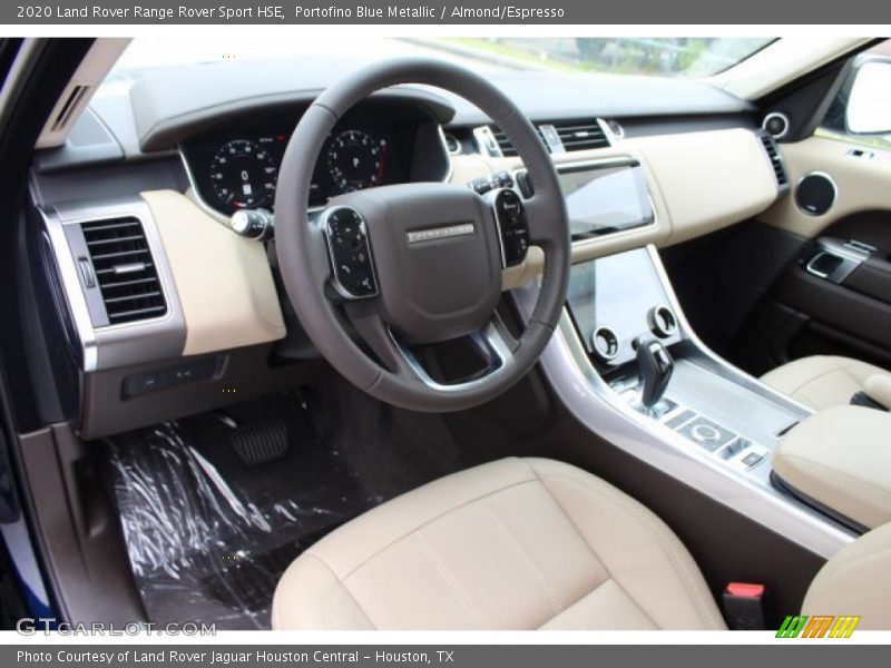 Dashboard of 2020 Range Rover Sport HSE
