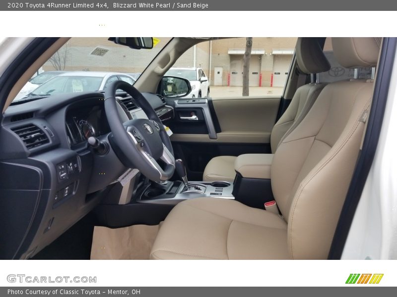 Blizzard White Pearl / Sand Beige 2020 Toyota 4Runner Limited 4x4