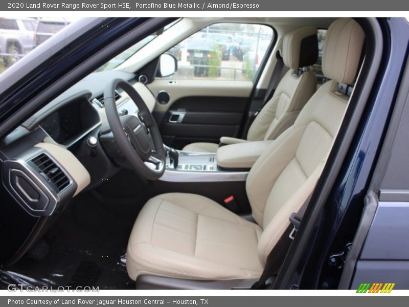 Front Seat of 2020 Range Rover Sport HSE
