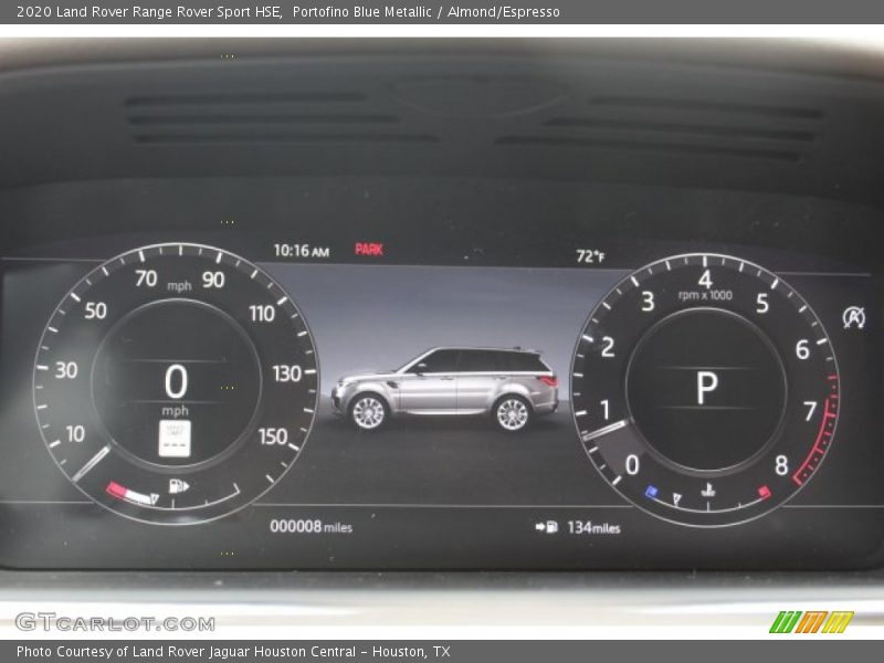 Portofino Blue Metallic / Almond/Espresso 2020 Land Rover Range Rover Sport HSE