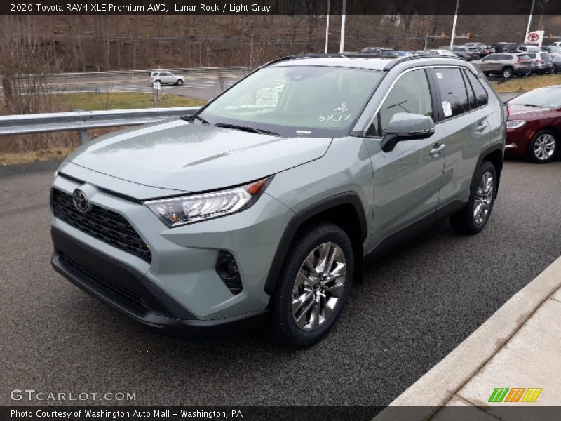 Lunar Rock / Light Gray 2020 Toyota RAV4 XLE Premium AWD