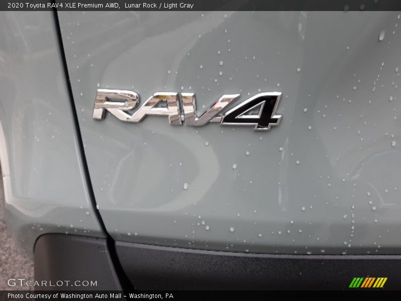 Lunar Rock / Light Gray 2020 Toyota RAV4 XLE Premium AWD